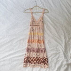 Missoni Knit Rainbow Chevron Sundress, size 38 (XS)